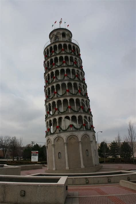 The Leaning Tower Of Niles In Niles Illinois Silly America