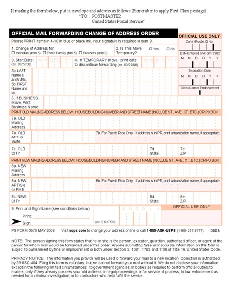 To purchase a money order, you can go to any united states post office location and many drug stores in nyc. Sample USPS Address Change Form Free Download