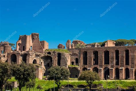 Templo De Apolo Palatino En La Colina Palatina De La Antigua Roma Y
