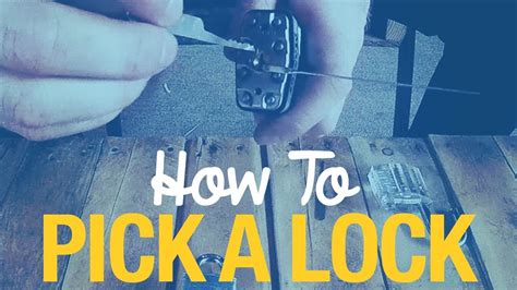 A lock pick and a torque wrench. How To Pick A Lock | Picker Of Locks | Lock, Lock picking tools, Picked