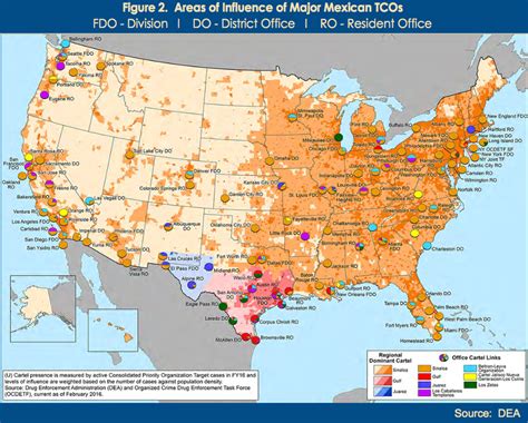 These Maps Show How Mexican Cartels Dominate The Us Drug Market
