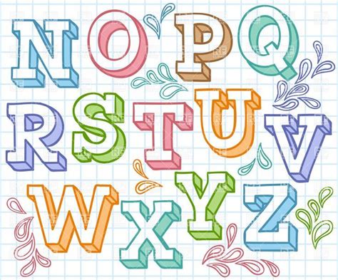 Image Result For Font Clipart Abc Letters Lettering Alphabet