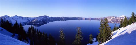 Crater Lake Panoramic View Photo Wp00325