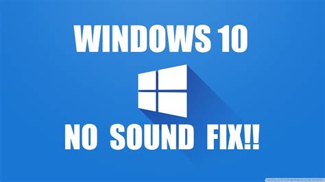 Windows 10 No Sound Fix 2 Ways Youtube