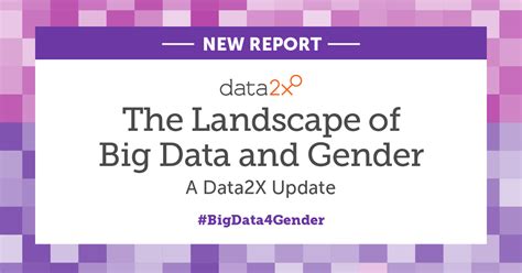 The Landscape Of Big Data And Gender A Data2x Update Data2x