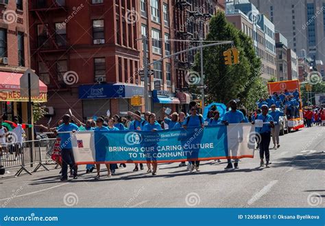 The African American Day Parade In Harlem New York City Editorial