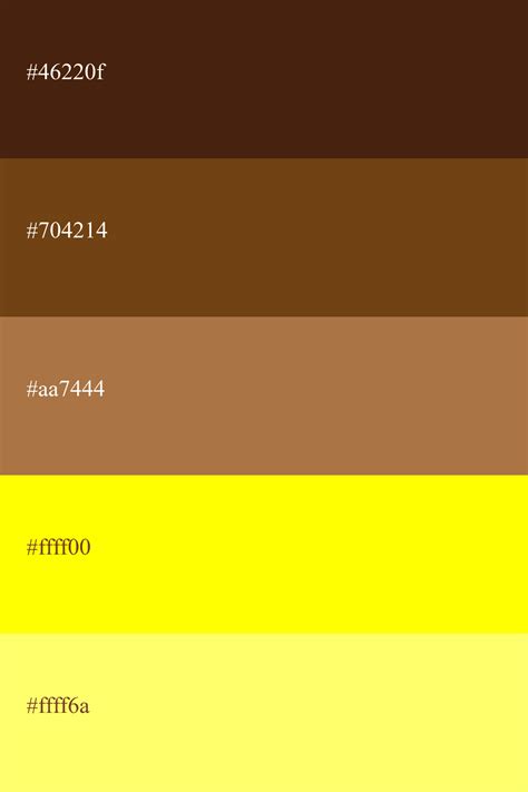 Sepia Color Palette Codes Combinations