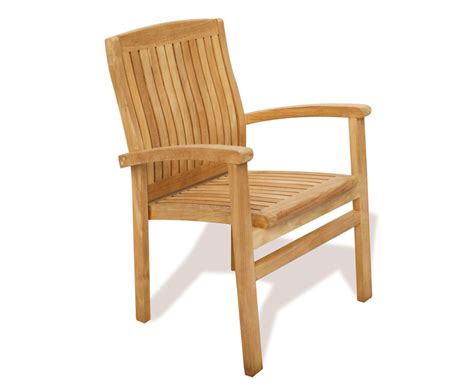 Search all products, brands and retailers of teak garden chairs: Bali Teak Garden Stackable Chair | Lindsey Teak