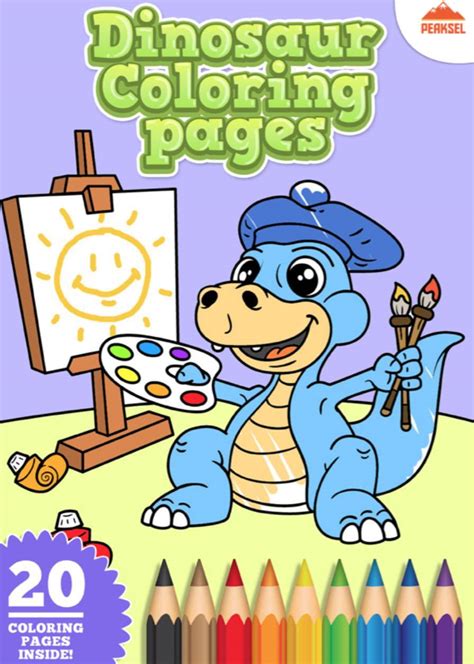 Dinosaur Colouring Book Free Kids Books