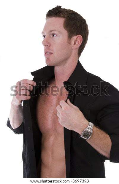 Attractive Male Undressing Stock Photo Shutterstock