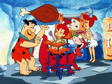 the flintstones is a vintage cartoon about life in the stone age that originally ran from 1