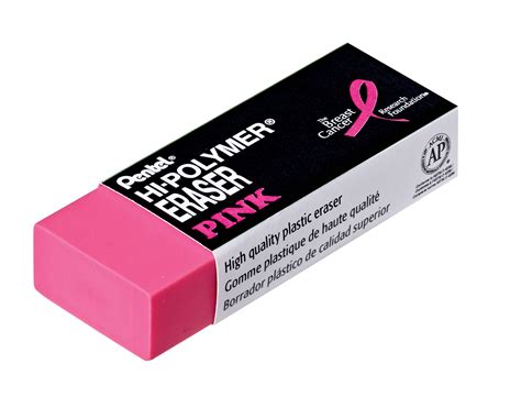 Hi-Polymer® Block Eraser Large Pink, 2 Pack — Pentel of America, Ltd. png image