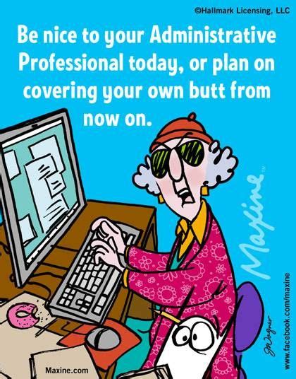 Administrative Professionals Day Funny Quotes Maxine Quotesgram