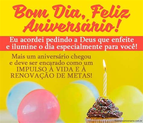 Bom Dia E Feliz Aniversário Frases De Aniversário Deseje Feliz