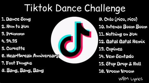 Tiktok Dance Challenge Wbm Lyrics Youtube