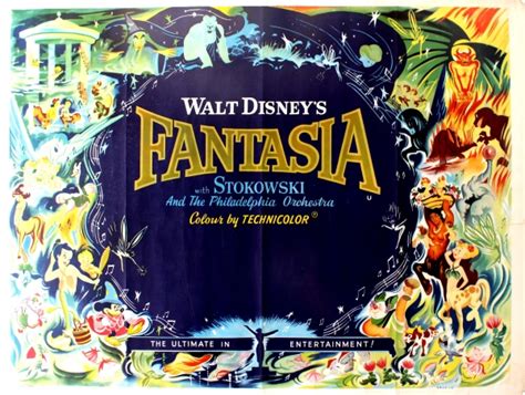 Original Vintage Posters Cinema Posters Fantasia Disney Antikbar