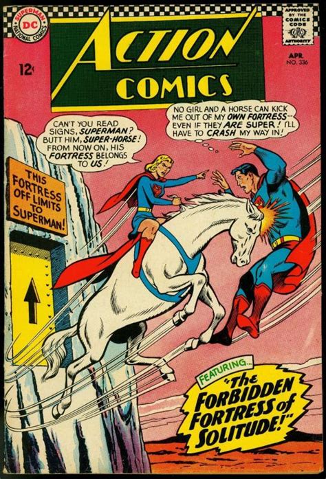 Action Comics 336 1966 Superman Supergirl Fortress Of Solitude Vf