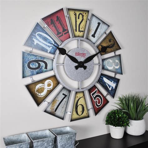 Firstime And Co® Numeral Windmill Farmhouse Wall Clock American Crafted