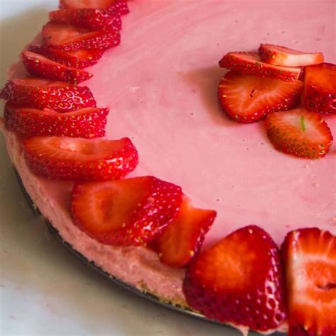 No Bake Strawberry Cheesecake Recipe Recipe Cart