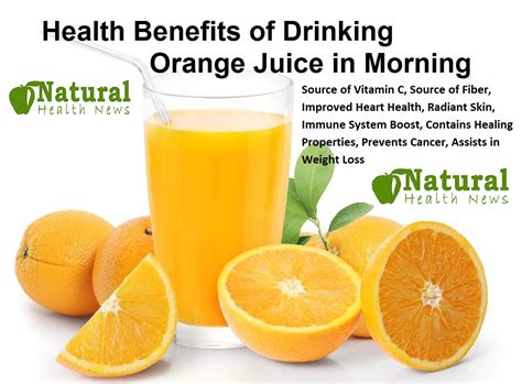 Health Benefits Of Drinking Orange Juice In Morning