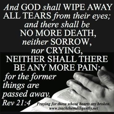 And God Shall Wipe Away All Tears From Their Eyes And There Shall Be