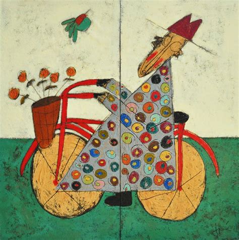 Modern Folk Art Whimsical Art Colorful Art