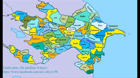 Azərbaycan Respublikası İqtisadi Rayonlarının Inzibati Rayon Tərkibi Youtube