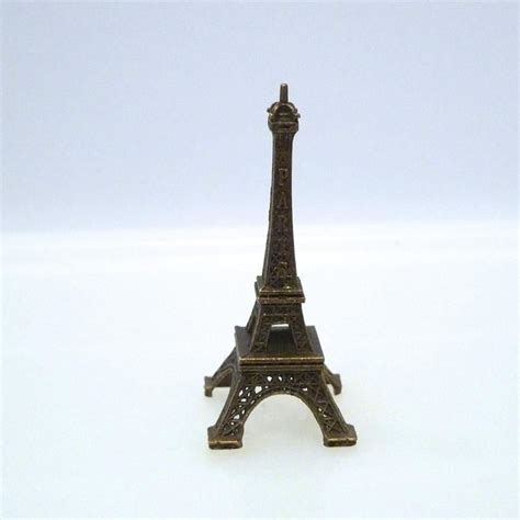 Eiffel Tower Miniature 3 14 Inches Vintage Small Metal Paris Etsy In