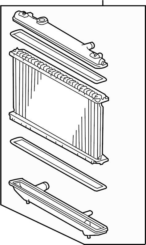 2007 Toyota Rav4 Radiator 16410az026 Toyota Fort Worth Tx