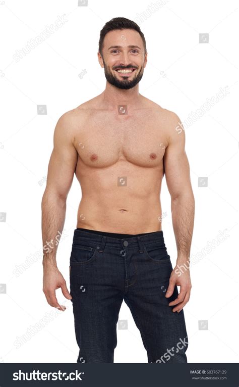 Shirtless Man Stock Photo Shutterstock