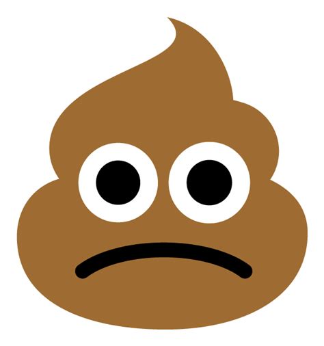 Large Poop Emoji Printable Free Transparent Png Download Pngkey
