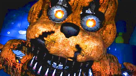 Five Nights At Freddys 4 Nightmare Freddy Jumpscare Youtube