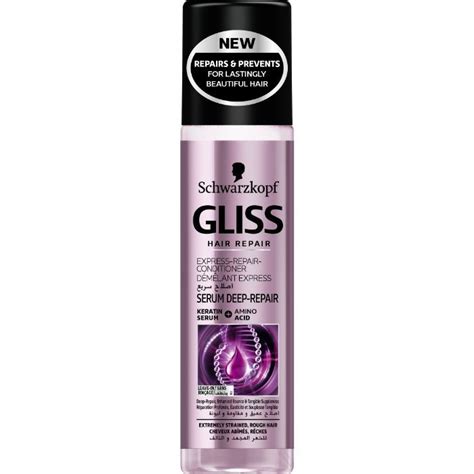 Schwarzkopf gliss hair repair takes their mission seriously, developing different hair care products to meet the needs of every consumer. Buy Schwarzkopf Gliss Hair Repair Express Repair ...