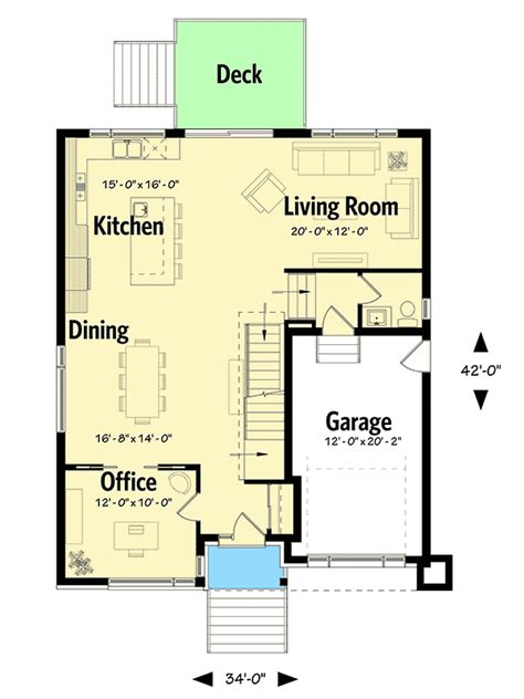 Four Bedroom Split Level House Plan 22489dr Architectural Designs