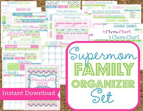 3.8 out of 5 stars 1,309. INSTANT DOWNLOAD Mom Planners Home Organization Printables-30