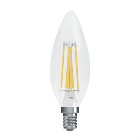 GE Soft White 40W Replacement LED Light Bulbs Decorative Clear Blunt