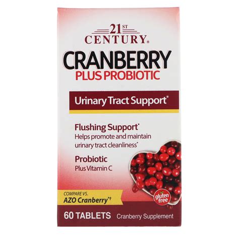In this video, we will talk about the 6 best benefits of cranberry juice that will help improve your health in many wonderful ways! Cranberry Plus Probiotic 60 Tablets | Compare VS AZO ...