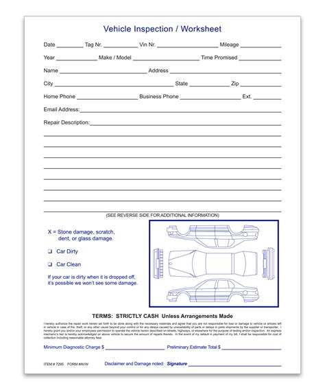 Printable Motorcycle Inspection Checklist Motorcycle For Life