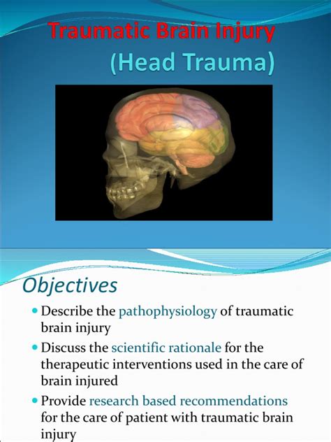 Trauma Brain Injuryppt Traumatic Brain Injury Hypoxia Medical