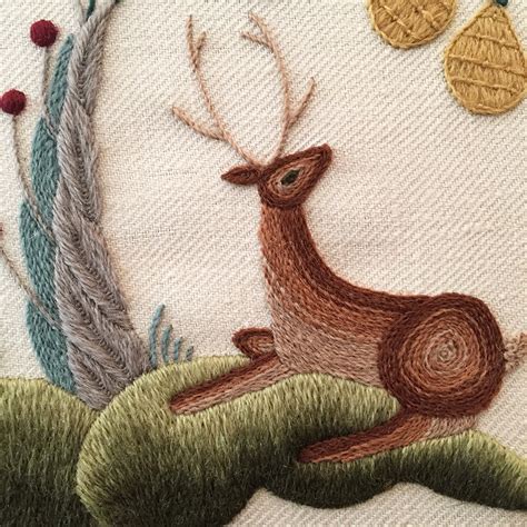 Crewel Embroidery Kit The Royal Park Melbury Hill