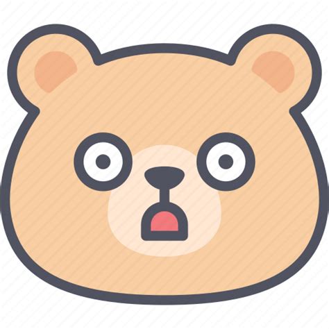 Stunning Teddy Bear Emoticon Emoji Emotion Expression Icon