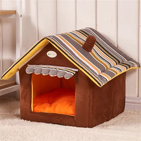 Dog Bed House Sofa Large Cute Pet Bed Warm Soft Pet Kennel Cat Dogs