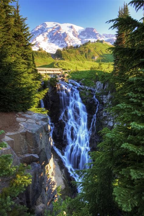 Myrtle Falls Mt Rainier National Park 5 Exposure Hdr Vtgohokies