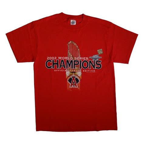 Angels World Series T Shirt Anaheim Mlb Champions 2002 Tarks Tees