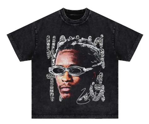 Young Thug T Shirt Rap Vintage Tee Merch Shirt Dennis Rodman Travis