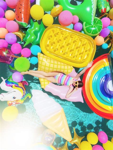 An Epic Rainbow Balloon Pool Party Studio Diy