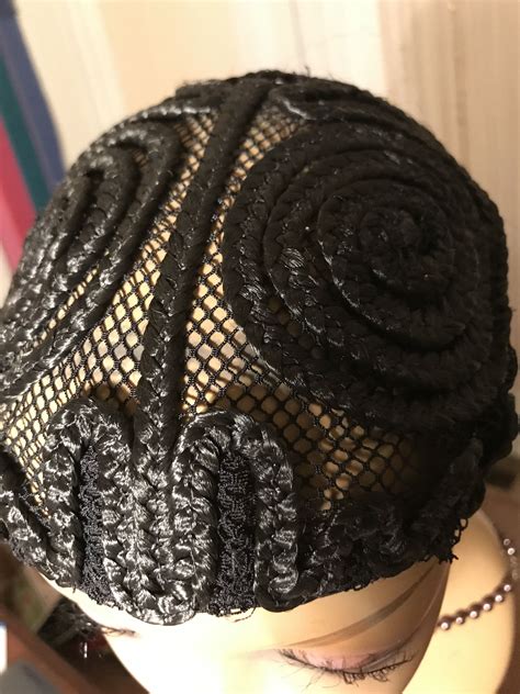 Vixen Style Cornrow Cap From Sensationnel Crochet Braids Wig Cap