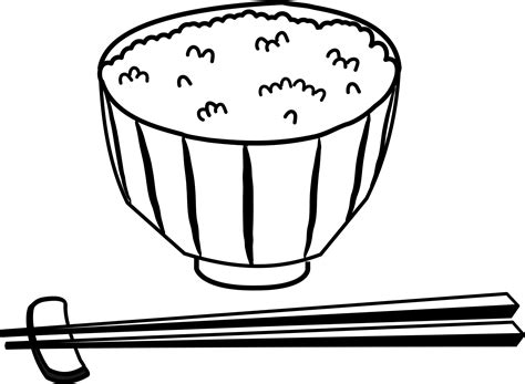 Bowl Of Rice Drawing At Getdrawings Free Download