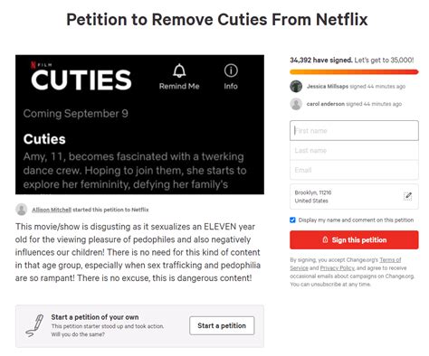Change Org Petition Cuties Netflix Controversy Know Your Meme