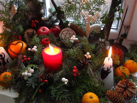 Yule Altar Pagan Christmas Christmas Wreaths Xmas Christmas Town